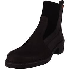 El Naturalista Leather Ankle Boots Ticino - Black
