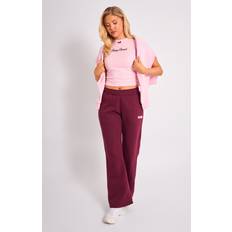 Purple Trousers Kaiia Wide Leg Joggers Plum & Pink