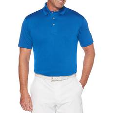 PGA tour Airflux Polo Shirt, Medium, Blue (Medium)