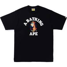 Bape Clothing Bape BAPE Tie Dye College Tee 'Black/Navy'