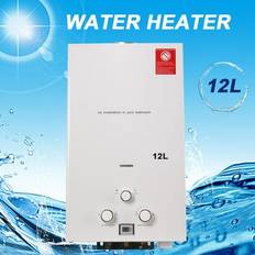 Water Heaters Tabodd 12L Propane Gas Tankless Water Heater LPG Heater with Shower Kit