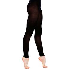 Spandex Pantyhoses Children's Clothing Silky Childrens girls footless dance tights in black