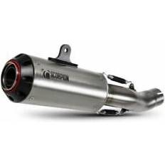 exhaust red power slip-on brushed stainless honda cbr500r 2019-2024