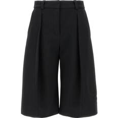 Viscose - Women Shorts Jacquemus Jacquemus-Amalfi Bermuda, Short Nero-Donna