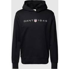 Gant Printed Graphic Hoodie - Black