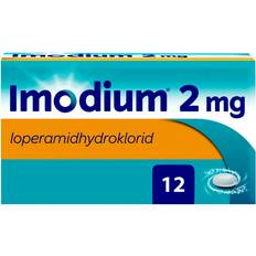 Loperamid Receptfria läkemedel Imodium 2mg 12 st Munsönderfallande tablett