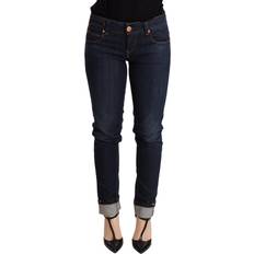 ACHT Washed Low Waist Skinny Denim Trouser Blue