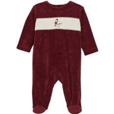 Velour Jumpsuits Fixoni Sparkedragt langærmet Velour Syrah