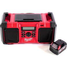 Milwaukee Radios Milwaukee M18 JSR DAB+-501 Akku/Netz Radio 18V + 1x Akku 5 Ah