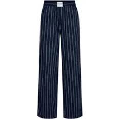 Co'Couture Pants & Shorts Co'Couture Straight Trousers, female, Blue, Striped Straight-Leg Pants Navy