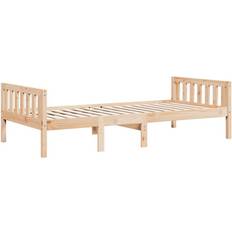 vidaXL Barnsäng Utan Madrass 90 x 200 cm Massiv Furu