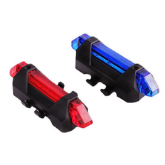Bike Accessories Jojomino Night Cycling Tail Light LED Warning Light Tail Bicycle Accessories USB Charging Mountain Bicycle Lights Outdoor