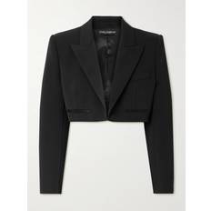 Dolce & Gabbana Vrouw Pakken Dolce & Gabbana Giacca Woman Collection Jacket Black Wool