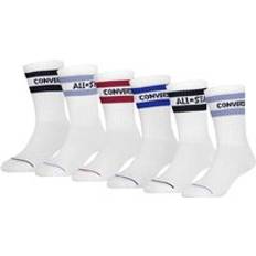 Cotton Socks Converse Wordmark Crew Socks for Kids - White