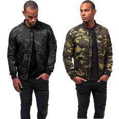 Bomberjackor - Multifärgade Urban Classics Bomberjacka Light Camo Bomber Jacket för Herr woodland