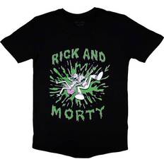 Rick and Morty Rick morty t-shirts short sleeves green splat r500z