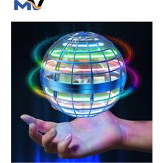 MAGIC VAULT Magic Flying Ball Toy Globe 360 Rotating Hand Controlled Flying Orb Ball Toys Magic Led Lights Blue