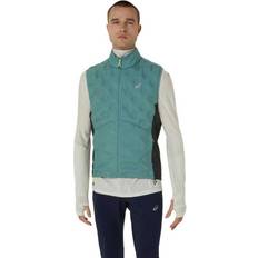 Blau - Damen Westen Asics Road Winter Gilet Herren blau