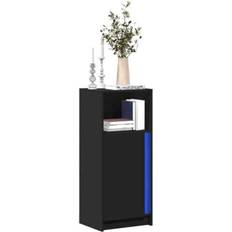 Møbler vidaXL With Led Black 42.5x34x100 cm Engineered Wood Sideboard