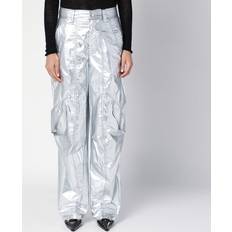 Silver Trousers Isabel Marant Marant-Divina Pantaloni Silver-Donna 36FR