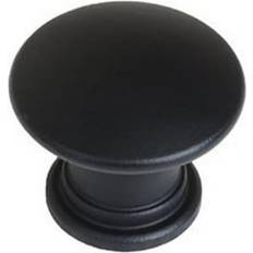 Garden Games 0.62 in. Black Stainless Aristotle Knob, Black 1