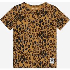 Mini Rodini Girls Brown Leopard T-Shirt (18-36 month)