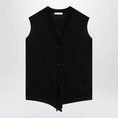 Wolle Westen The Row Black Harrell Vest