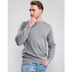 Barbour Men Jumpers Barbour Men's Barbour Pima Cotton Mens Crew Sweatshirt Grey 44/Regular