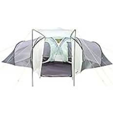 Kupoltält Bern Campingtält för 4 personer med panorama takfönster, 2 sovkabiner, golvbadkar, 2 m ståhöjd, vattentät, 4000 mm vattenpelare Stort utomhusfamiljetält, campingtält