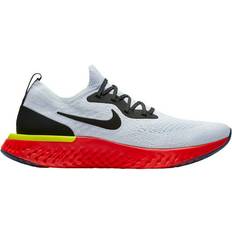 Nike Epic React Flyknit White Bright Crimson