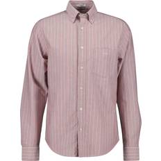 Gant Unisex Overdele Gant Herre Regular fit klassisk stribet Oxford-skjorte