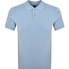 Moose Knuckles Polo Shirts Moose Knuckles Everett Polo T Shirt Blue