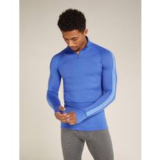 Multicolore Couches de base Icebreaker Merino ZoneKnit Half-Zip-Thermo-Langarmshirt Mann Brillant/baja Größe