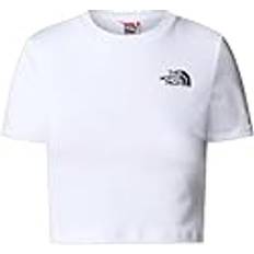 Clothing The North Face Women's Crop S/S Tee T-shirt XS, white