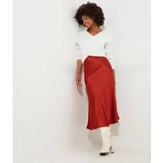 Orange Skirts Joe Browns Autumn Days Satin Skirt Rust