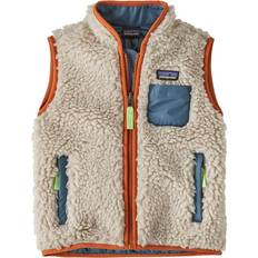 Babies Vests Children's Clothing Patagonia Retro-X Vest Infants' Natural/Redtail Rust, 12M