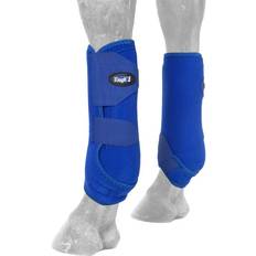 Horse Boots Tough-1 Tough1 Vented Sport Boots Front Blue