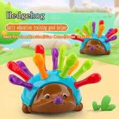 Shein Hedgehog Montessori Toys Baby Concentration Training Early Education Toys Fine Motor And Sensory Toys Spelling Little HedgehogSchool, Student,Stationery,School Supplies Halloween Decoration