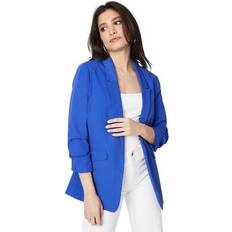 Bleu - Femme Costumes Dorothy Perkins womens/ladies tall ruched blazer dp4767