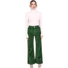 Vert Jeans Jeans Femme F.A.M. Paris Fauve - Vert