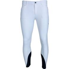 Equitazione Reitturnierhose mit Kniegrip Eqode Davis Blanc