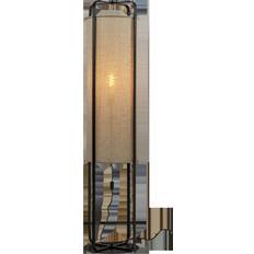Belysning Aneta Ronda 140 cm Svart Golvlampa