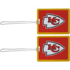 Red Luggage Tags Siskiyou F2LT045 NFL Kansas Vinyl Luggage Tag