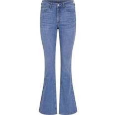 Vila Jeans Vila Normal Midja Bootcut Jeans Blå