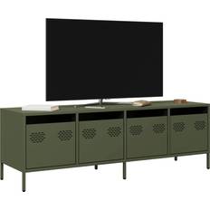 Grøn TV-borde vidaXL 135 x 39 x 43.5 cm Koldvalset Stål Olivengrøn' TV-bord