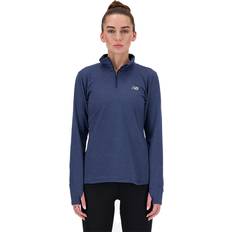 New Balance Sport Essentials Space Dye Half Zip Long Sleeve T-shirt