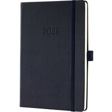 Sigel Conceptum Diary 2025 Approx A5 Week To View Vertical Layout Hardcover 148x213x20 mm Black