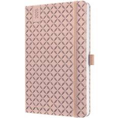 Sigel Jolie Diary 2025 Approx A5 Hardcover Thermo PU Week To View Flair 135x203x16 mm Pearl Rose