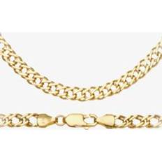 Gold Jewellery T.H.Baker 9ct Yellow Gold Flat Curb Chain HGR2D080 20~