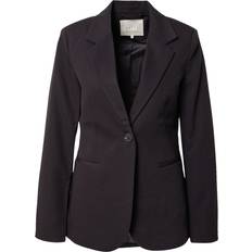 Viscose Blazers Kaffe Blazer Mit Angedeuteten - Schwarz